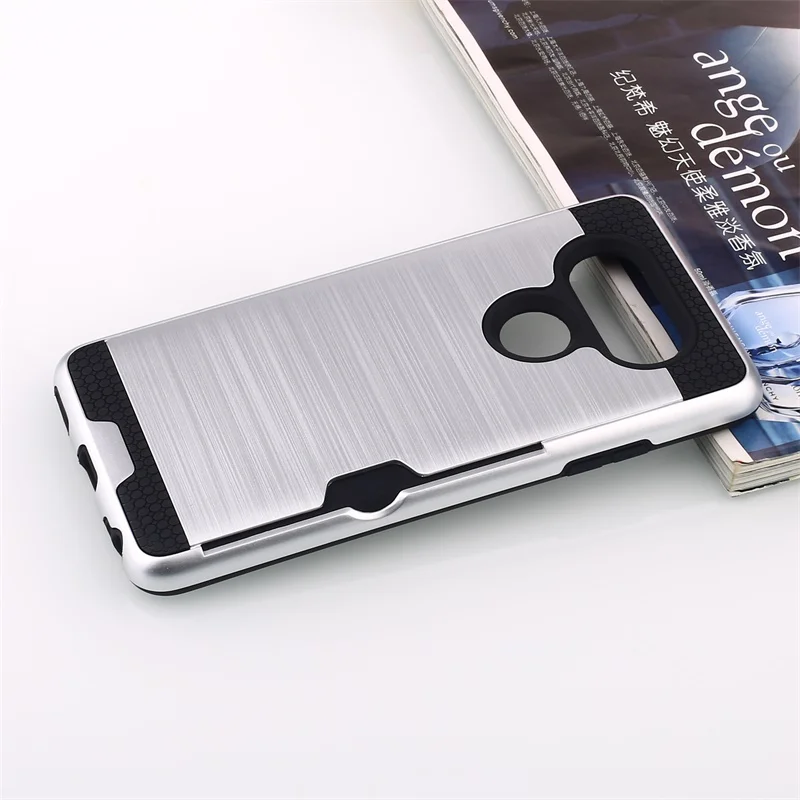 

Hybrid Armor Heavy Duty Case Cover For LG V20 Case F800 H990ds F800L PC+Soft Silicone For LG V20 With Card Holder