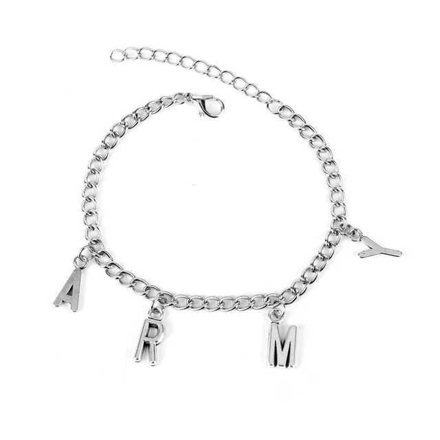Whole Kpop Bts Bangtan Boys Link Chain Charm Bracelet Hot Gift Whole Kpop Bts Bangtan Boys Link Chain Charm Bracelet Hot Gift For A R M Y