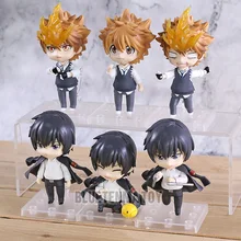 3 pçs/set Desenhos Animados Katekyo Hitman Reborn Sawada Tsunayoshi Hibari Kyoya PVC Figuras de Ação brinquedos modelo para o presente