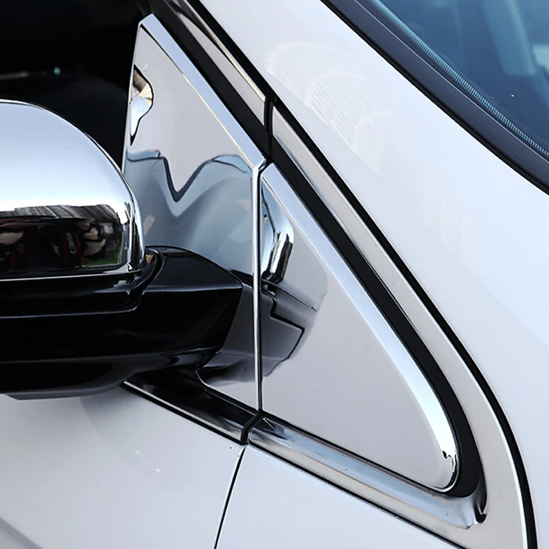 

ABS Plastic For Ford Edge 2015 2016 2017 Car styling Car front door windows Outside A-pillar Panel Cover Trim