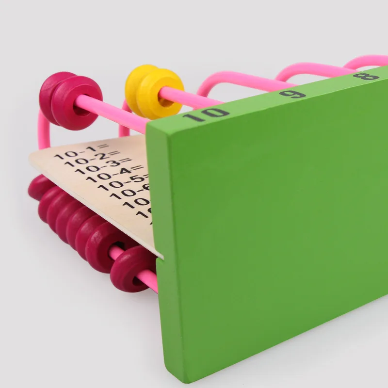 WOOD Wooden abacus Baby Math toys Rainbow Bead Classic montessori Mathematic Wooden Toy learning Early educational toy gift