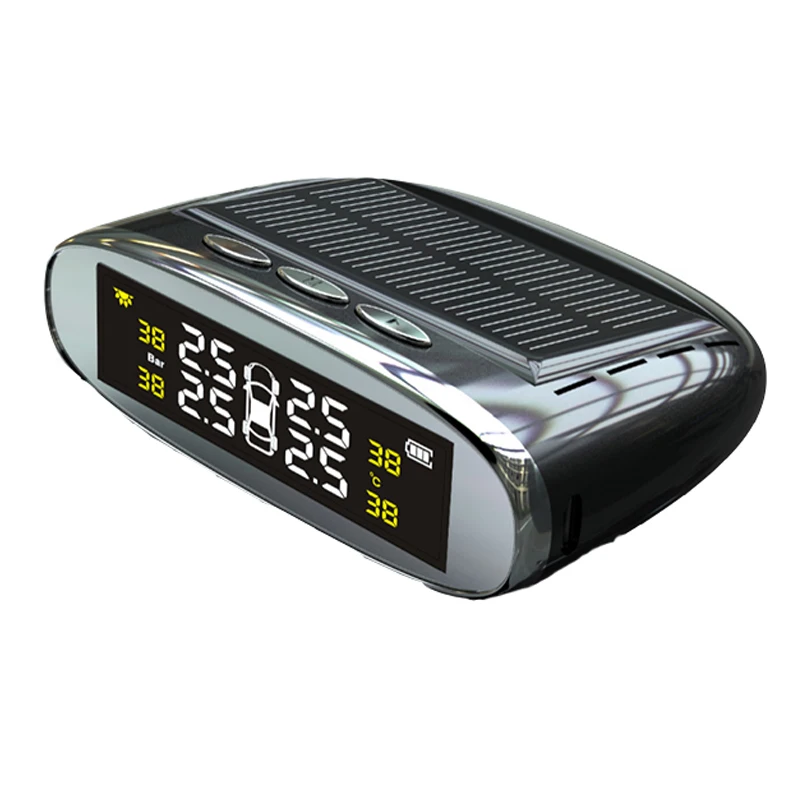 TPMS Solar Auto Alarm Tire Sensor Wireless 1 (1)