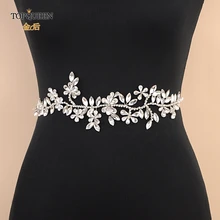 TOPQUEEN SH239, высокое качество, стразы, свадебный пояс, дизайн, свадебный пояс, пояс с кристаллами, серебряный, бриллиантовый, свадебный пояс для женщин
