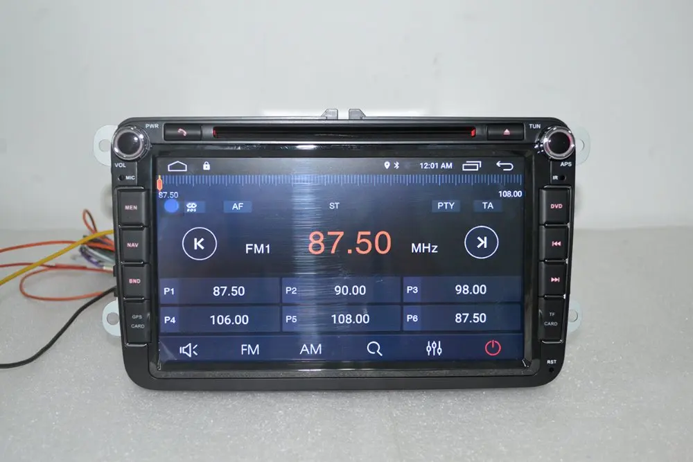 Discount Android 8.1 for VW B6,tiguan,golf jetta 2din car dvd,gps,wifi,radio,bluetooth,Steering wheel Canbus,free 8g map mic,touch screen 12