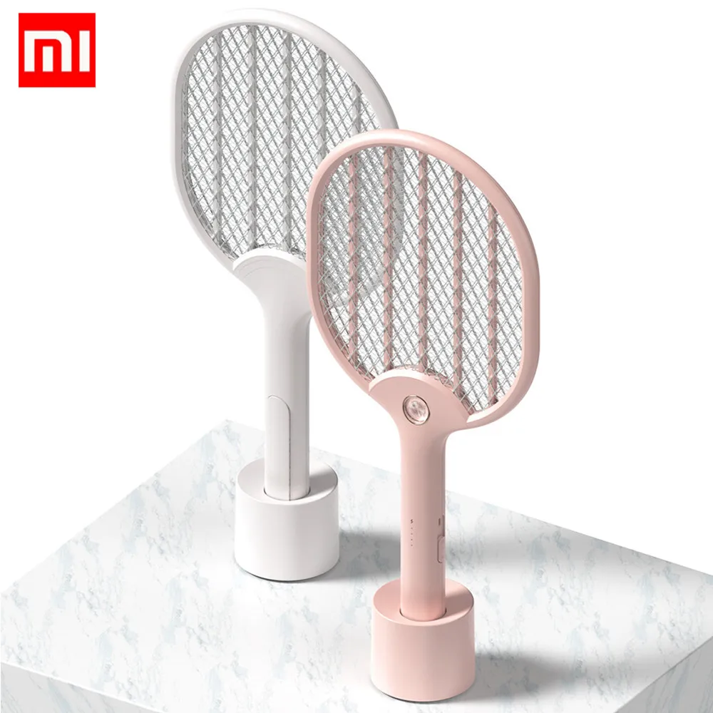 

Electrical USB Rechargable Fly Swatter Repellents Reusable Handheld Home Use With LED Lights Bug Zapper Mosquito Killer Insect