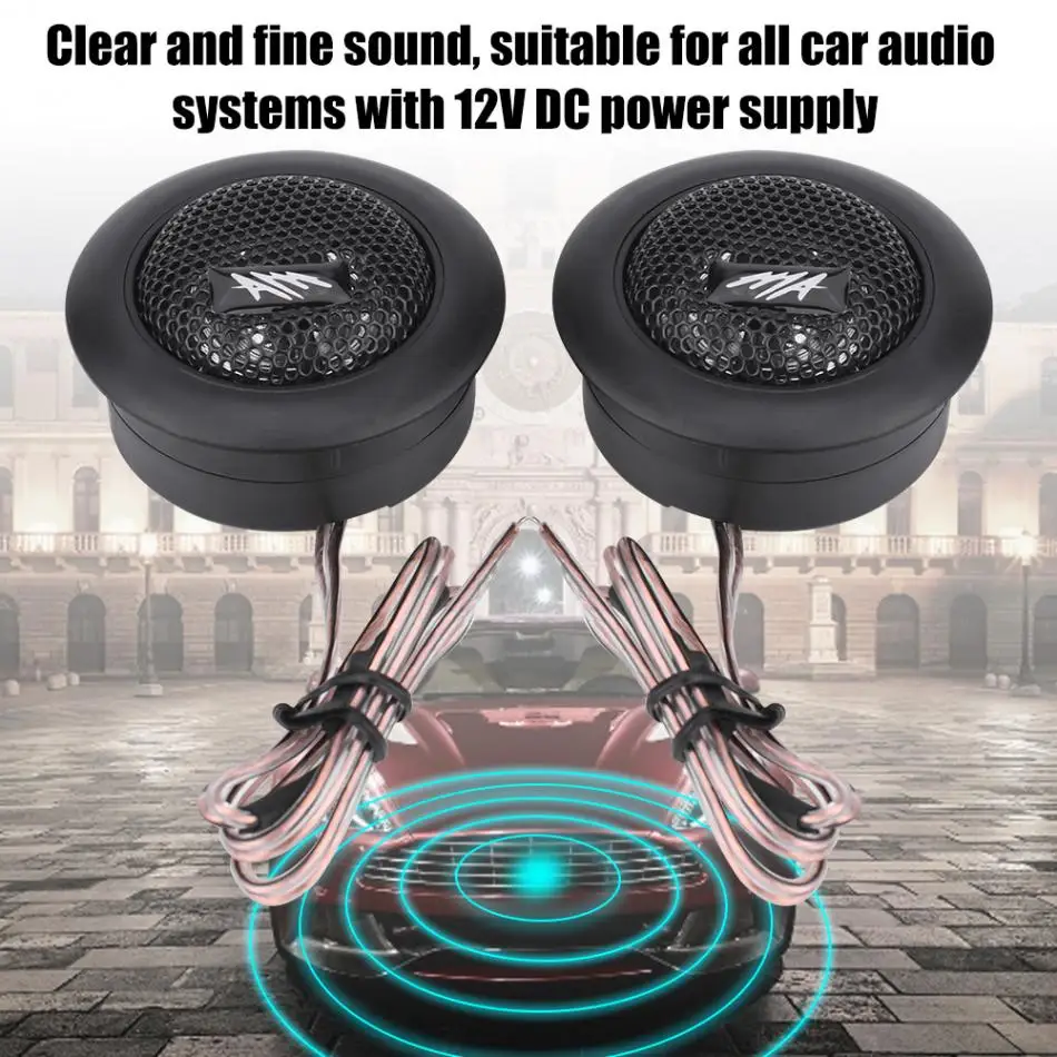 Пара 12 в 120 Вт автомобильный мини Супер Мощный Громкий Купол аудио динамик Высокочастотный динамик рог супер мощность аудио авто звук