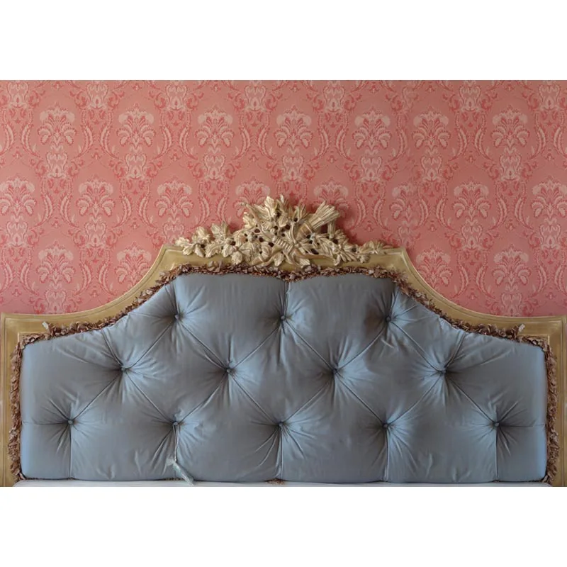 

baroque bed headboard tufted bed photography backdrop thin vinyl photo studio background for photo studio home decoration F-2524