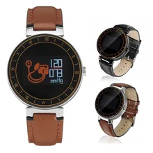 Yulubu цветной экран L8 кожаный Смарт-браслет пульсометр умный Браслет фитнес-трекер Водонепроницаемый браслет для измерения артериального давления