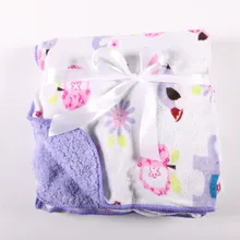 Высокое качество коралловый шерстяное одеяло пеленки для новорожденного очень мягкий детский одеяло для новорожденных теплые детское одеяло постельные принадлежности TRQ0001