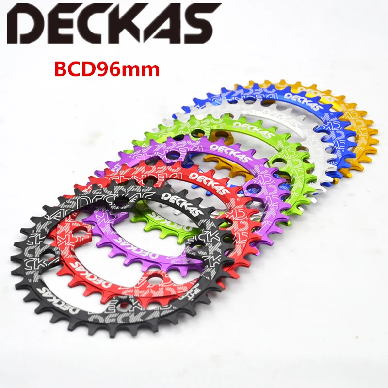 

DECKAS Mountain Bicycle Crank Chainwheel Aluminum Alloy BCD96 Round Plate Chainring Hollow Repair Suitable 10 Speed Bike Parts