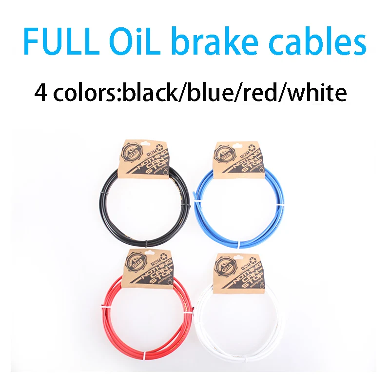 GIZA full oiled dark gold teflon bicycle shifting brake cable housing