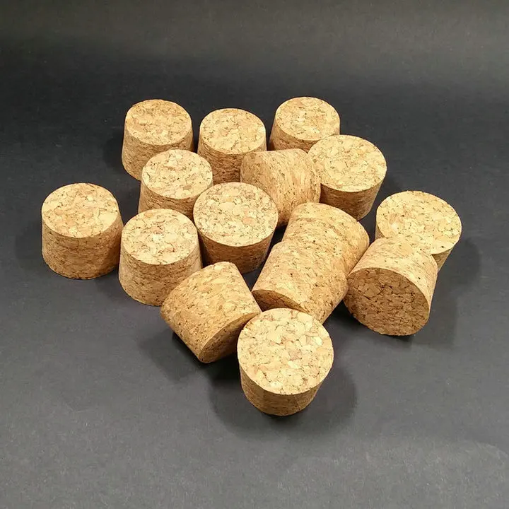 

20pcs/lot Middle size Wooden Cork stopper for test tube/packing bottle plugs, Diameter from 26mm to 47mm, Height 35mm