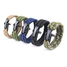 Веревка для кемпинга, походная, тактическая, для выживания, плетеная, для кемпинга, оборудование, спасательный зонтик, веревка, для улицы, браслеты, парашютный шнур