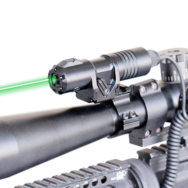 

Hunting Rifle Green Dot Laser Sight Tactical Lazer Beam Power Adjustable Picatinny Rail Mounted Laser Green Lazer Pointer