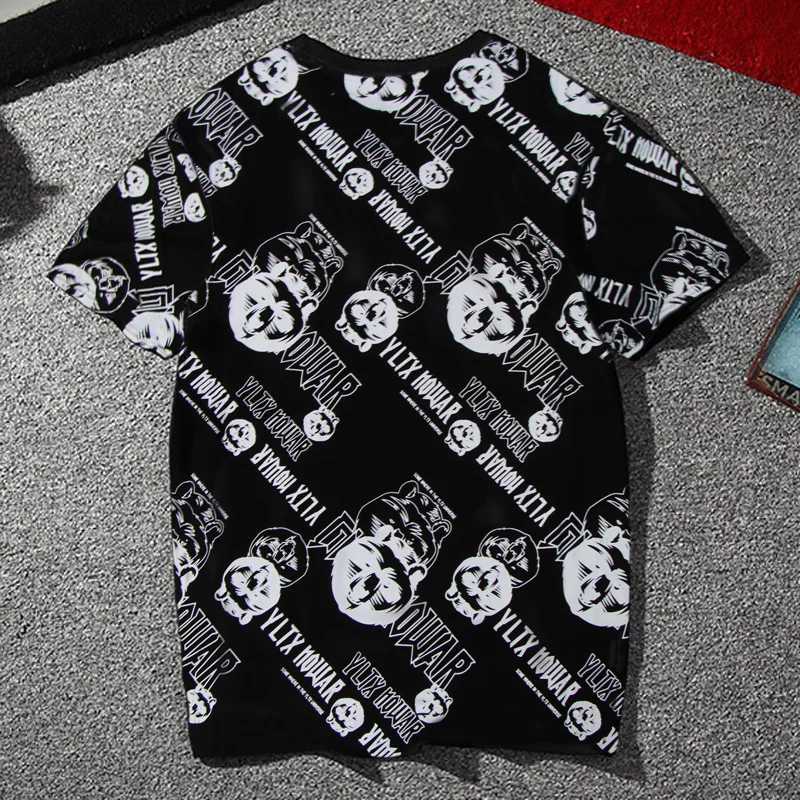Летнее платье плюс сайз для полных мужчин футболка для мужчин 8xl 6xl 7xl, хлопковая Футболка с круглым вырезом и с воротником в стиле "хип-хоп" футболка с коротким рукавом в стиле "хип-хоп" 155 см