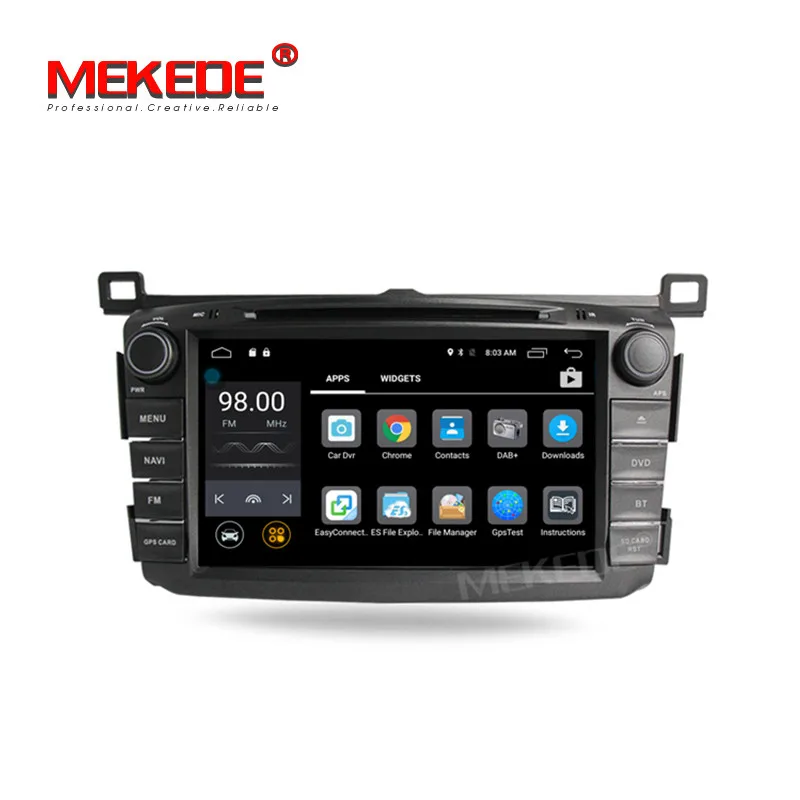 Best Free shipping! 8"2din android 7.1 car dvd player for TOYOTA RAV-4 RAV4 2013-2015 support GPS navigation 4G SIM wifi bluetooth 1