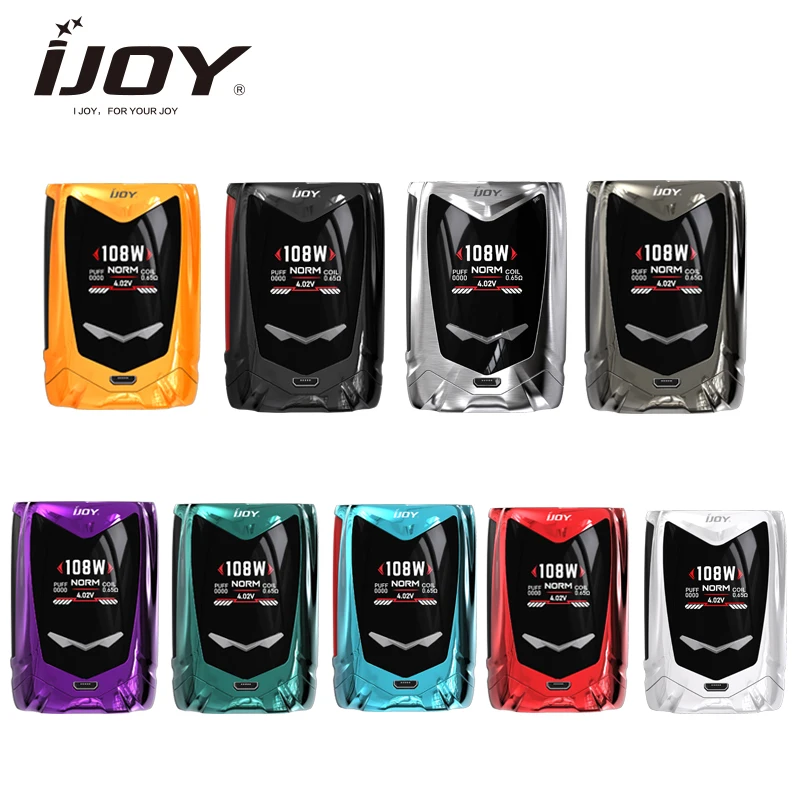 

Orginal Vape Mod IJOY Avenger Baby 108W Voice Control TC Box mod for ijoy Diamond Baby Tank with 20350 batteries E cigarettes