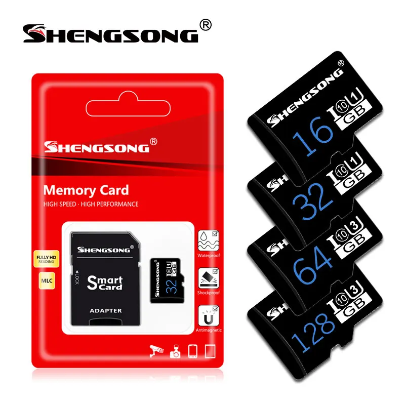 

High Quality Micro SD Memory Card 64GB 128GB sd cards 8GB 16GB 32GB class 10 Micro SD TF card 4GB C6 Pendrive Flash card