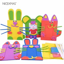 Мультяшная Фоторамка ручной работы материал сумка для рукоделия принадлежности для детей(случайный цвет, случайный узор) 1 шт