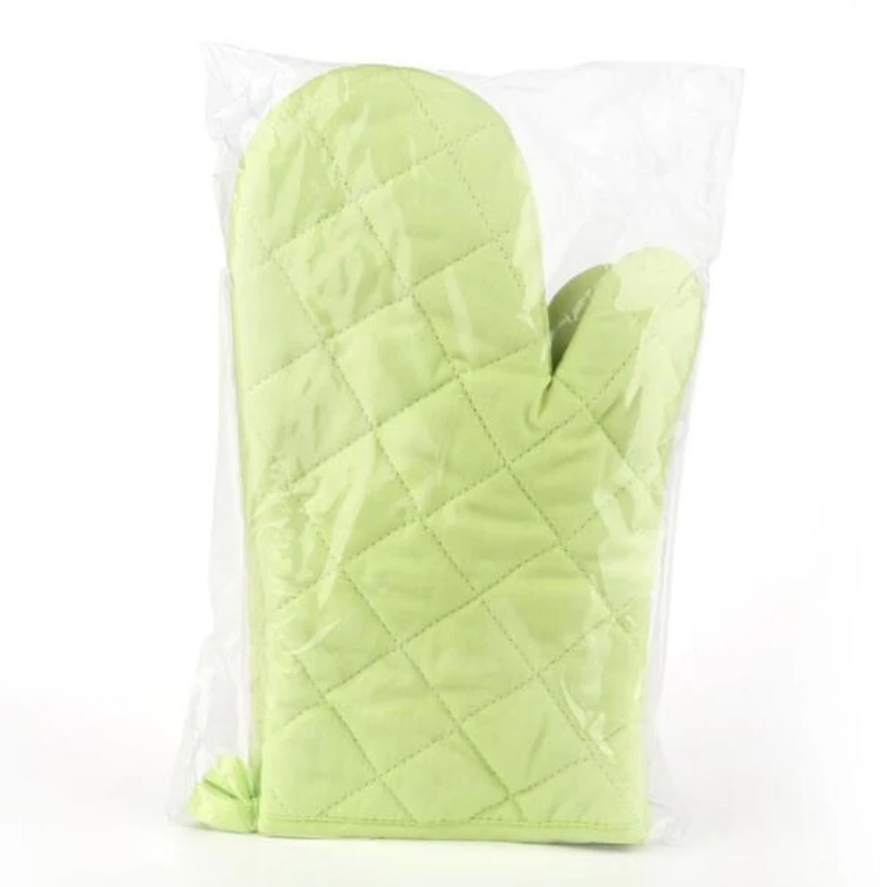 1pair Quality Oven Kitchen Gloves Heat Resistant Non-slip Knitted Oven Mitts Bakery Pure color 1pair Quality Oven Kitchen Gloves Heat Resistant Non-slip Knitted Oven Mitts Bakery Pure color