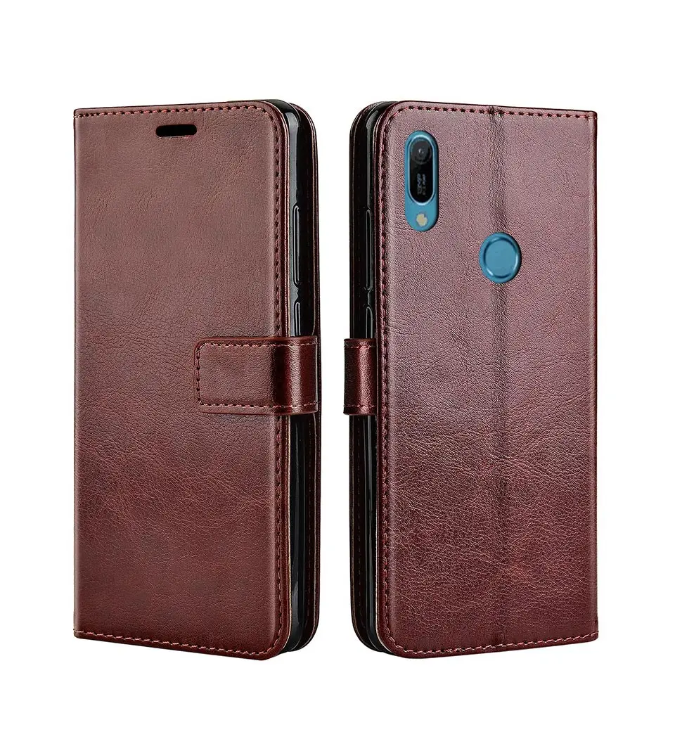 Кожаный чехол книжка для Huawei Y6 2019 Prime MRD LX1 LX1F Y 6 pro Y6Prime|Бамперы| |