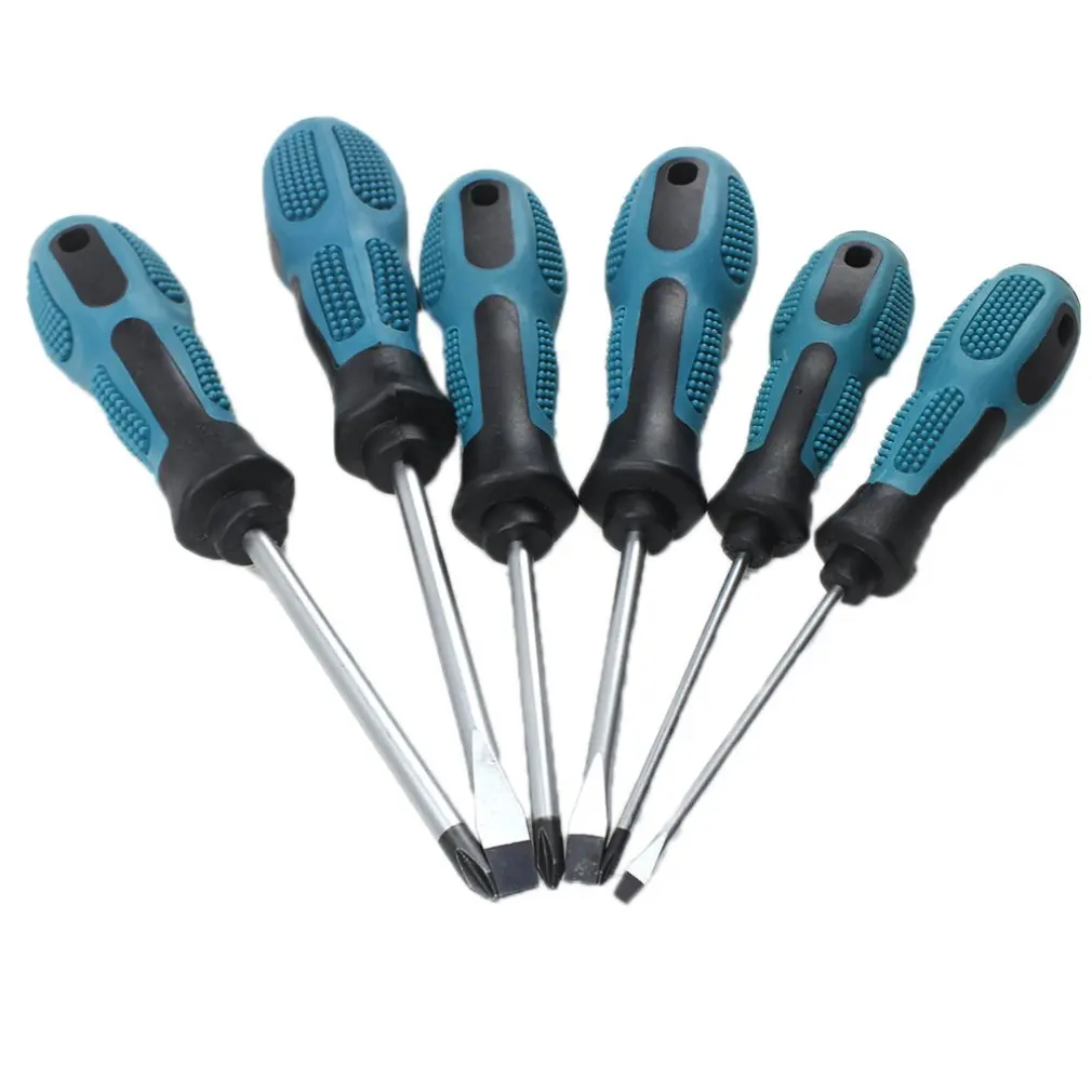 

6PCS Maintenance Worker Have More Function Screw Driver Suit Chrome Vanadium Steel Bring Magnetism Screwdriver Group Set