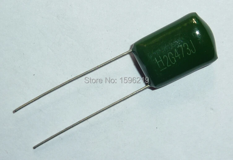 100 шт. лавсановой пленки конденсатор с алюминиевой крышкой, 400V 2G473J 0,047 мкФ 47nF 2G473 5% полиэстеровый пленочный конденсатор