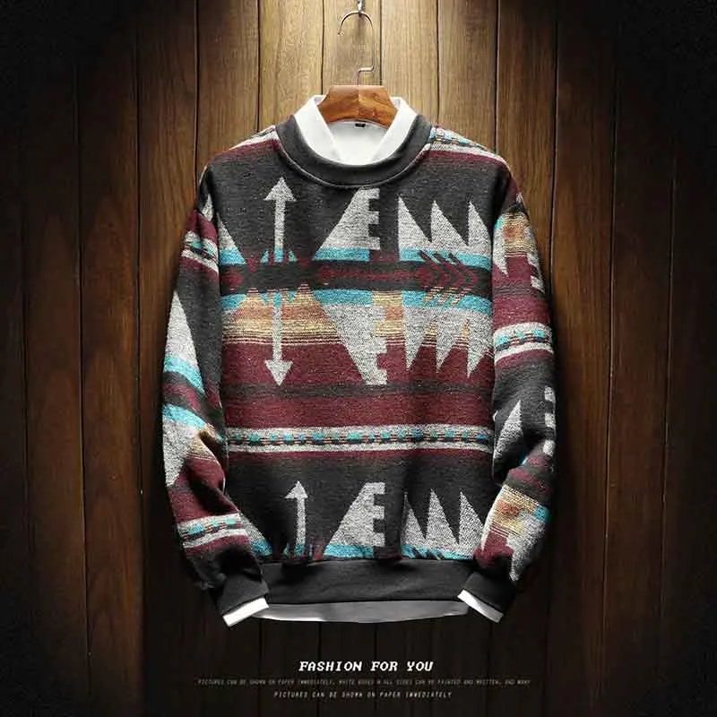 HEE GRAND/Мода 2018 новый свитер для мужчин повседневное удобные контрастного цвета пуловер с круглым вырезом 2 цвета размеры 5XL MZL707