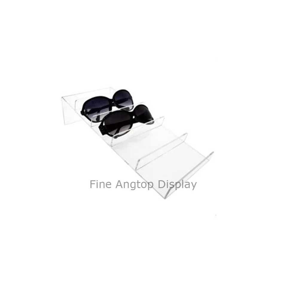 Modern Clear Acrylic 5 Pairs Sunglasses Display Storage Organizer Rack