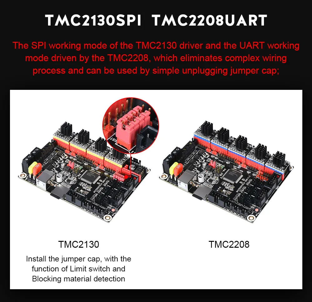 BIGTREETECH SKR V1.3 доска гладкая 32 бит+ 12864 lcd A4988 DRV8825 TMC2208 TMC2130 Ramps 1,6 MKS GEN L части 3d принтера