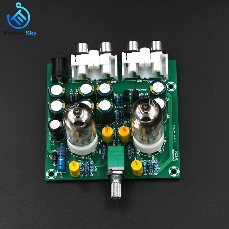 6J1 Tube Preamplifier Module Headphone Power Audio