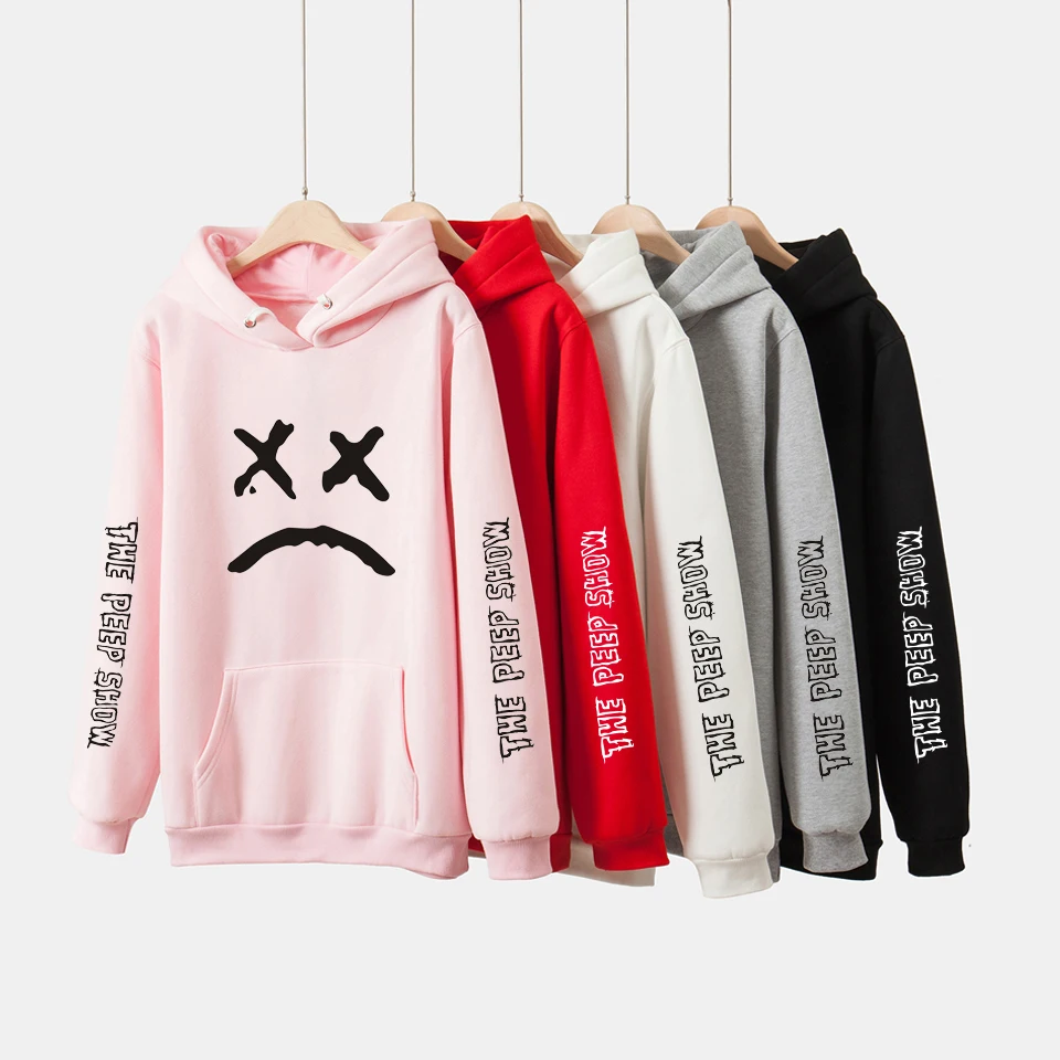 

LUCKYFRIDAYF 2018 Lil Peep Spring Women/Men Hoodies Sweatshirts Long Sleeve Print Hip Hop Hoodies Men/Women Clothes Plus Size
