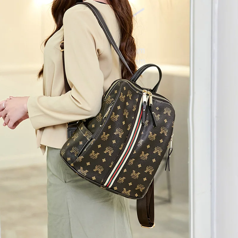 

New Designer Fashion Women Backpack High capacity Soft Touch Multi-Function Backpacks Female Ladies Shoulder Bag Girl Purse