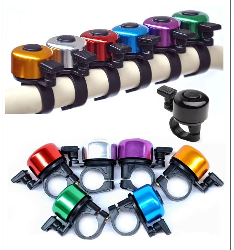 Aluminum Alloy Loud Sound Bicycle Bell Handlebar Safety Metal Ring