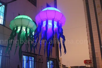 

Free shipment 3.2m long inflatable jellyfish for party decoration