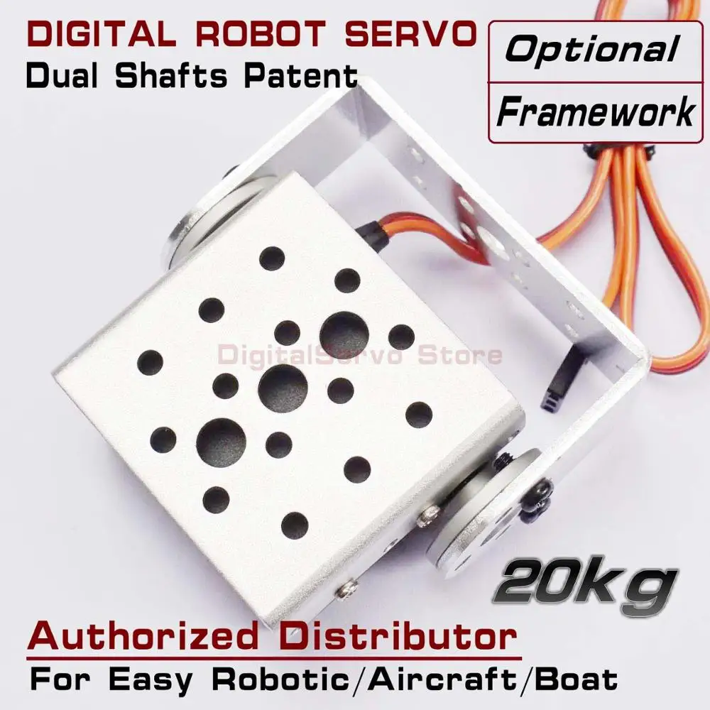 

DSSERVO RDS3115 RDS3120 15kg 20kg Dual Axis Shaft Servo Metal Gear Arduino Robot Servo Digital Servo For Robot Arm DIY FPV Servo