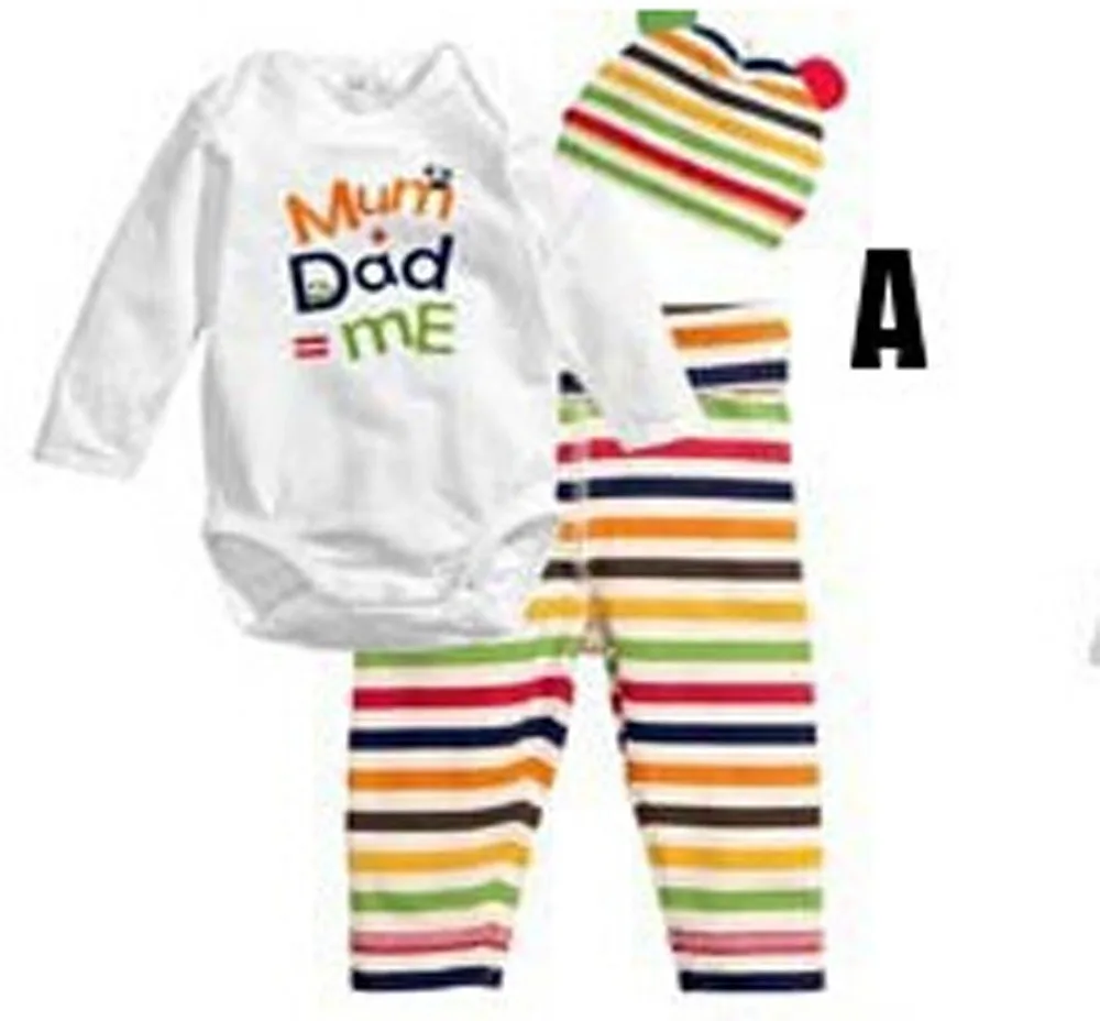 2015-New-Spring-Autumn-Baby-Suit-Three-piece-Cotton-With-Hat-Suit-Cute-Animals-Romper-Triangle-Cloth-CL0765 (17)