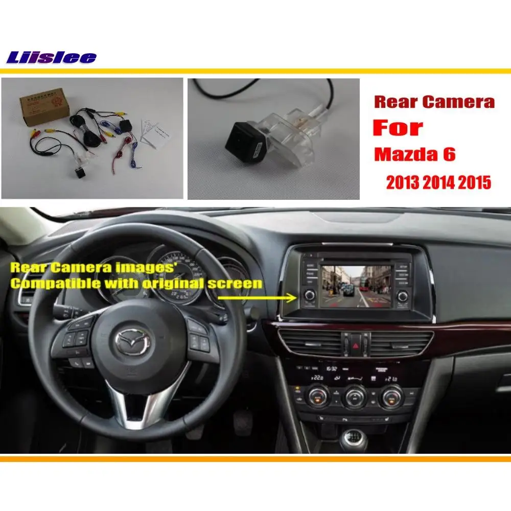 Задний вид автомобиля Камера для Mazda 6 Mazda6 Atenza 2012 2013 2014 Парковка Резервное