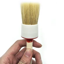 6 шт. щетка для чистки автомобиля мягкая щетина деревянная ручка для внутренней приборной панели диски колеса кондиционер двигатель мыть инструмент для чистки автомобилей