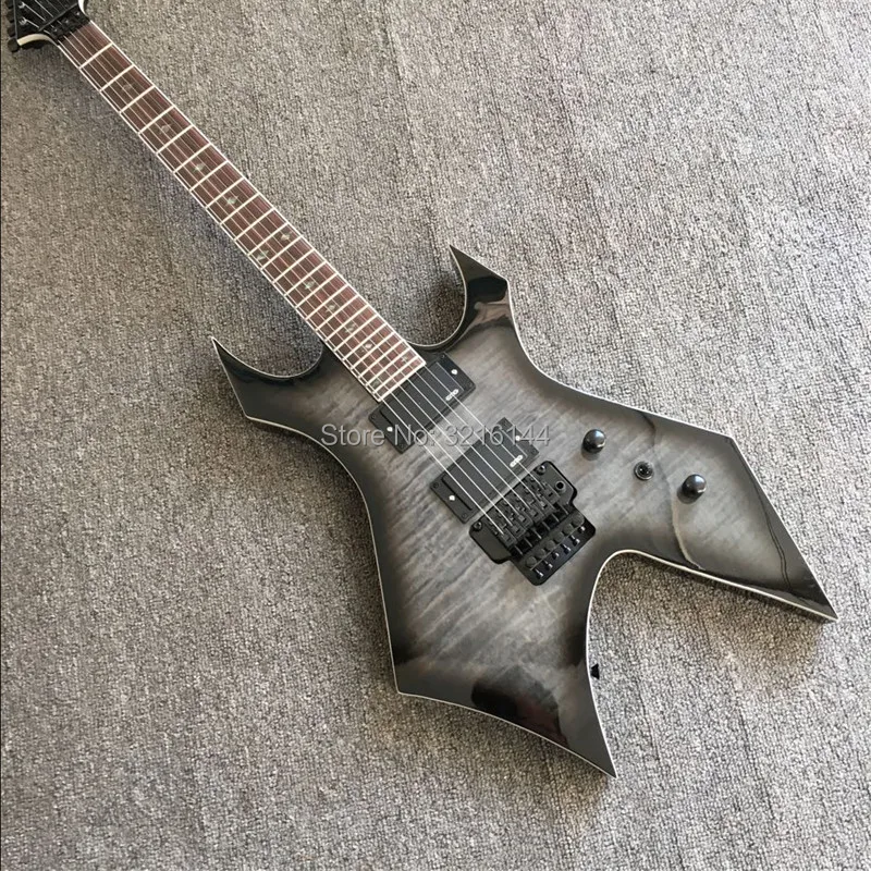 High Quality Black Black Parts, Specialshaped Biggest Electric Guitar