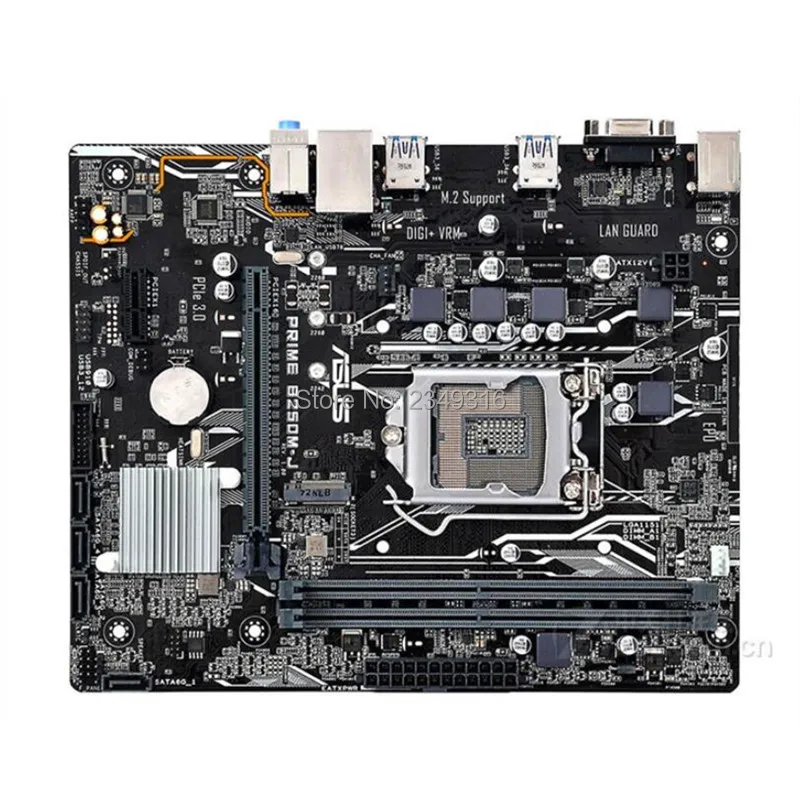 Для Asus PRIME B250M-J Настольный Гнездо для материнской платы LGA 1151 DDR4 B250 SATA3 USB3.0 материнская плата