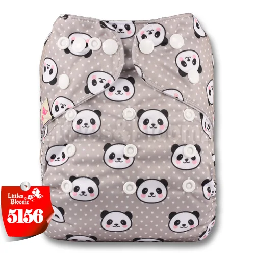 [Littles&Bloomz] новые детские один размер Многоразовые вкладыши для тканевых подгузников крышка Обёрточная бумага для Применение с плоским крышам или приталенные пеленки - Цвет: 5156