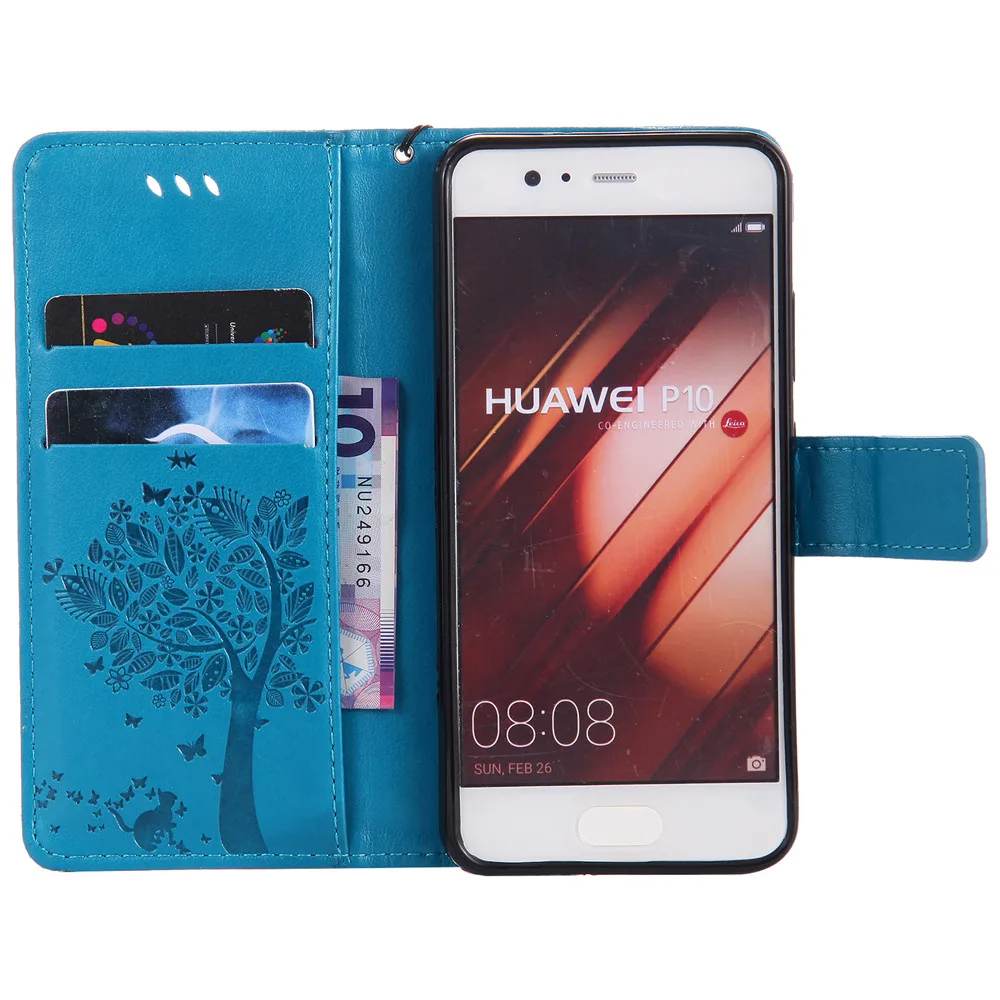3D чехлы для телефонов Huawei P20 P8 P9 Lite Mini P10 Plus P Smart Y3 Y5 Y6 II 2017 Mate 9 10 Pro GR3 кожаный чехол с