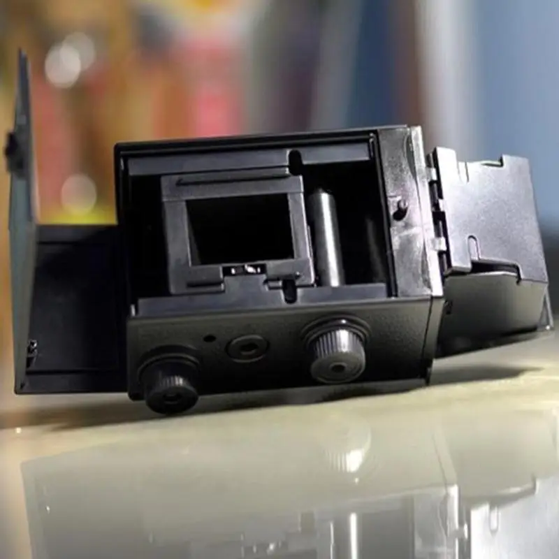 Мода черный DIY двойной объектив Reflex TLR 35 мм ЛОМО плёнки камера комплект Классический играть хобби фото игрушка подарок для детей/студентов