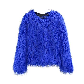 

2018 New Baby and Monther Fashion Winter Fur Jacket Clothes Coat for Female Girl Children's Warm Plush Fur Tops Jackets Outwear