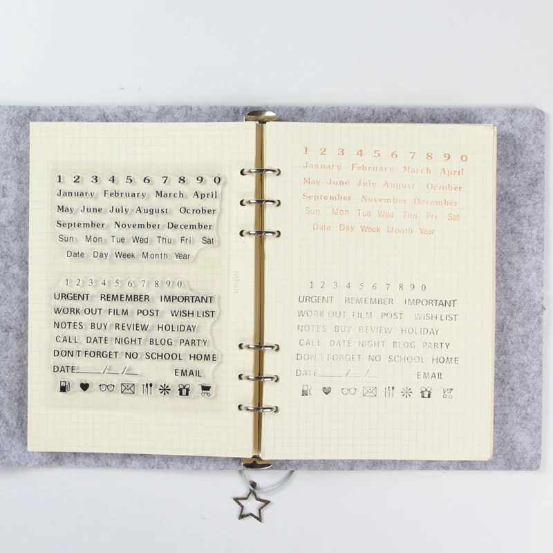 Year Month day blog Party Clear Stamps 0