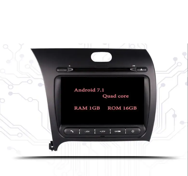 2DIN 4+ 64G Android 9,0 2 DIN автомобильный DVD gps для Kia CERATO K3 FORTE 2013 головное устройство Радио Видео плеер wifi - Цвет: 7.1 1-16 L