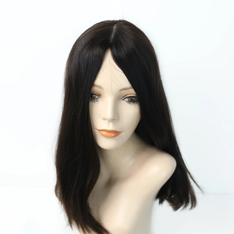 Кошерный еврейский парик Двойной нарисованный шелк база человеческих волос парики для женщин парик из европейских волос 150 плотность цвет