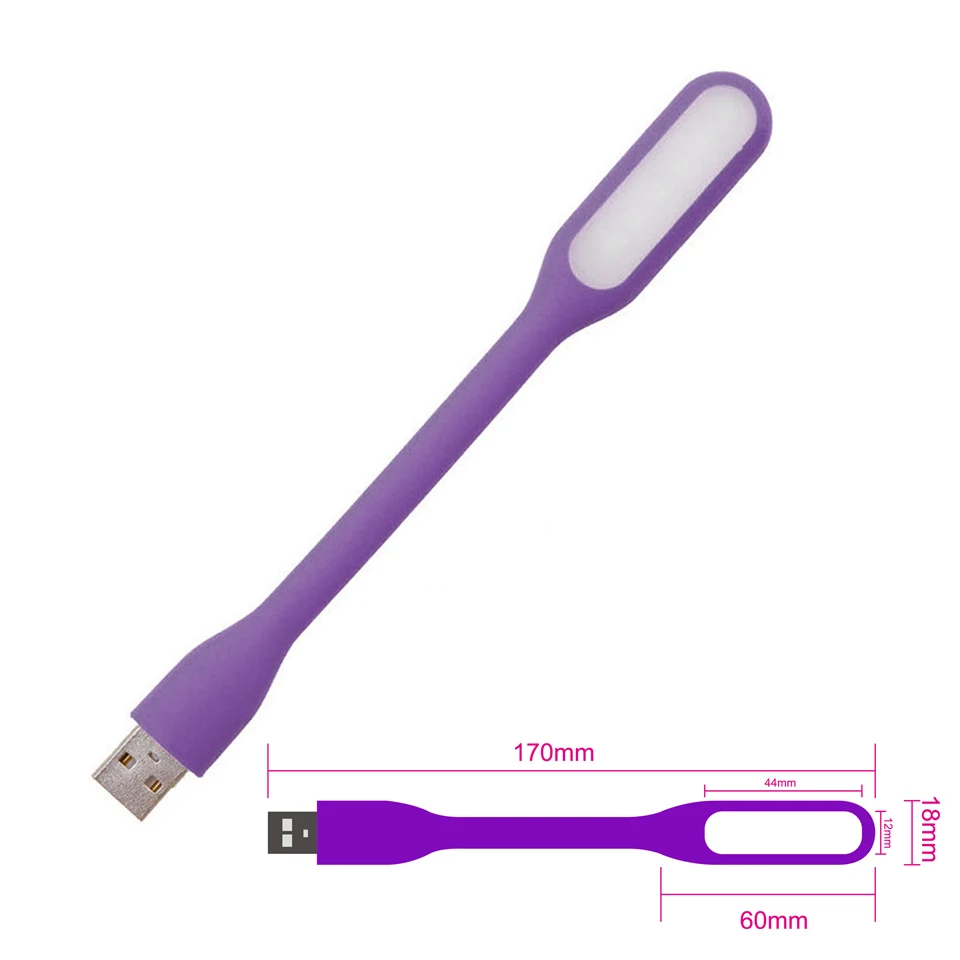 Мобильный блок питания USB Светодиодная лампа светильник портативный ноутбук