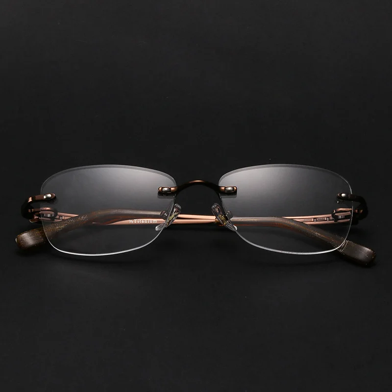 

Alloy Men Prescription Glasses Multifocal Blue Light Myopia Thin Photochromic Progressive Aspherical Optical Glasses #F-152